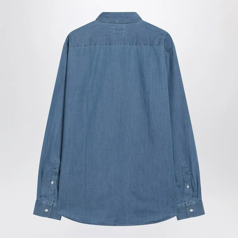 LIGHT BLUE EASY FIT DENIM SHIRT sold by Lord & Taylor product image thumbnail 2