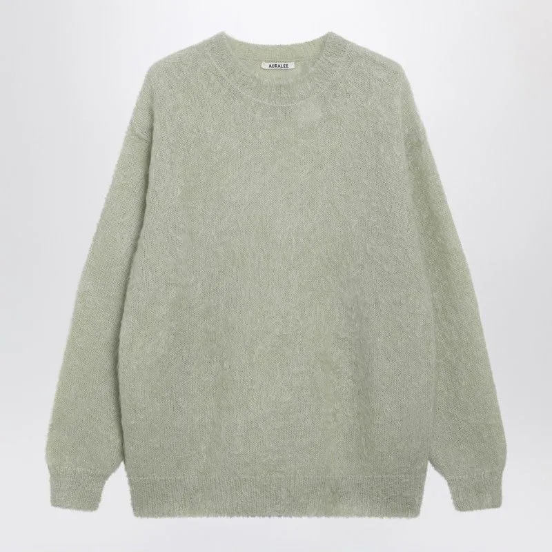 LIGHT GREEN BRUSHED MOHAIRBLEND SWEATER sold by Lord & Taylor