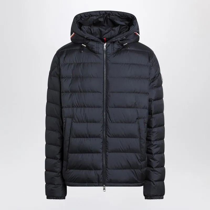 VERMEILLE SHORT PADDED JACKET WITH HOOD IN NAVY sold by Lord & Taylor