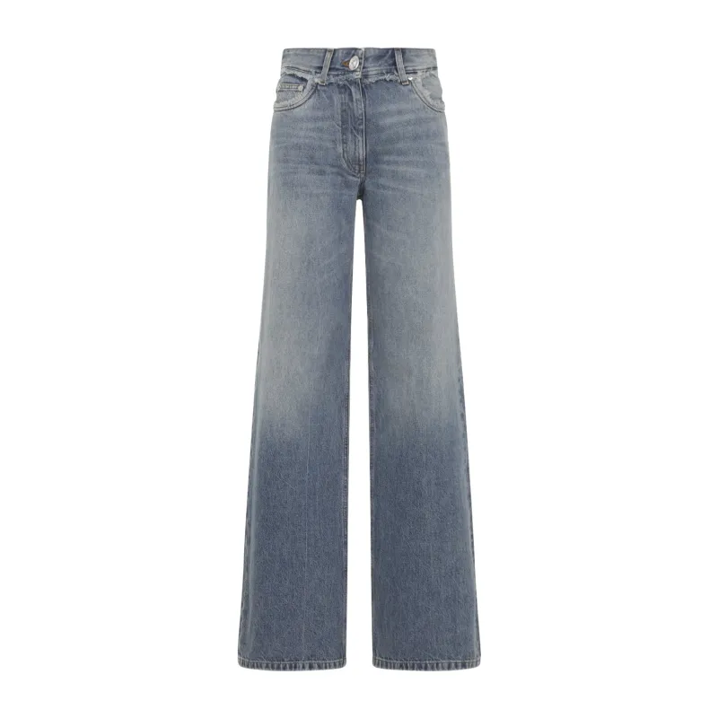 MEDIUM BLUE BOYFRIEND JEANS made by Versace