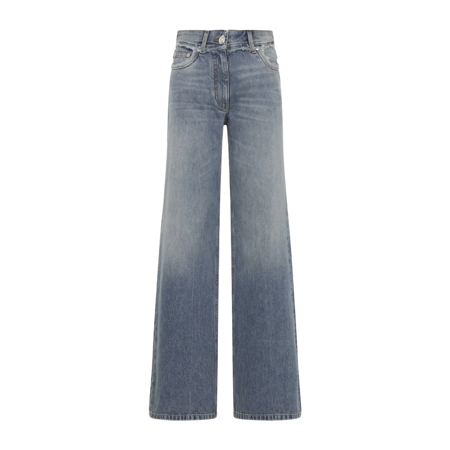 MEDIUM BLUE BOYFRIEND JEANS sold by Lord & Taylor