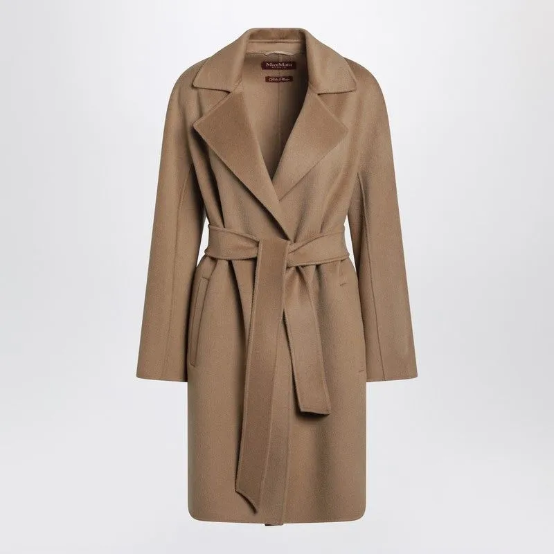 CAMEL WRAP COAT IN CASHMERE AND WOOL sold by Lord & Taylor