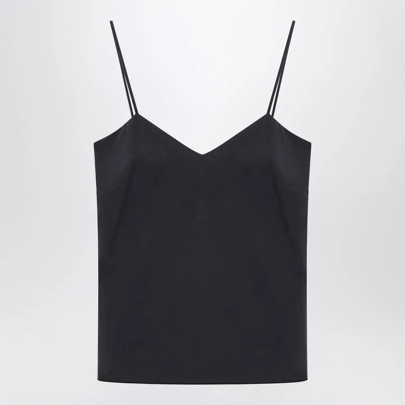 BLUE SILK TANK TOP sold by Lord & Taylor