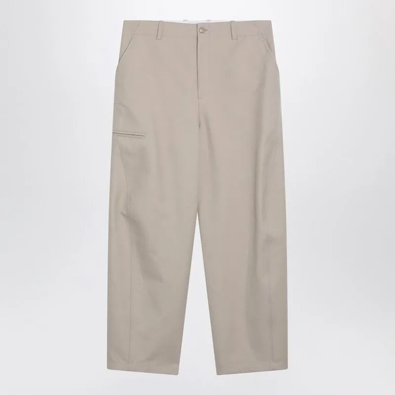 BEIGE COTTON TROUSERS sold by Lord & Taylor