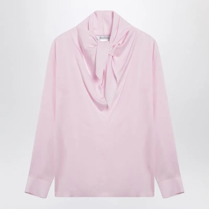 PINK BLOUSE IN SILK CHARMEUSE sold by Lord & Taylor