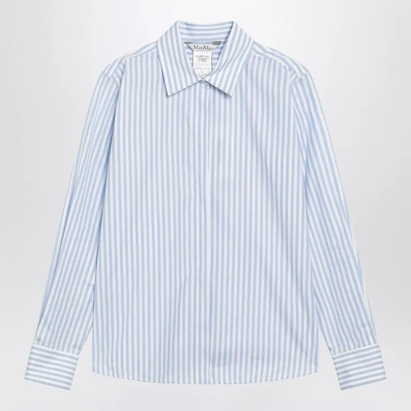 WHITE/LIGHT BLUE STRIPED SHIRT sold by Lord & Taylor