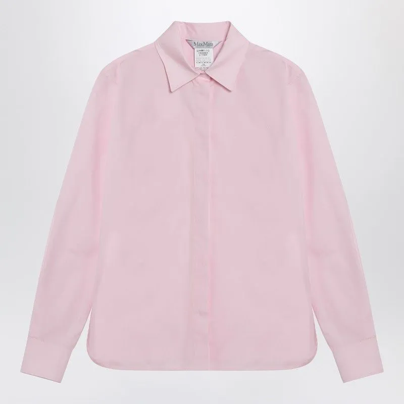 PINK COTTON POPLIN SHIRT made by MaxMara