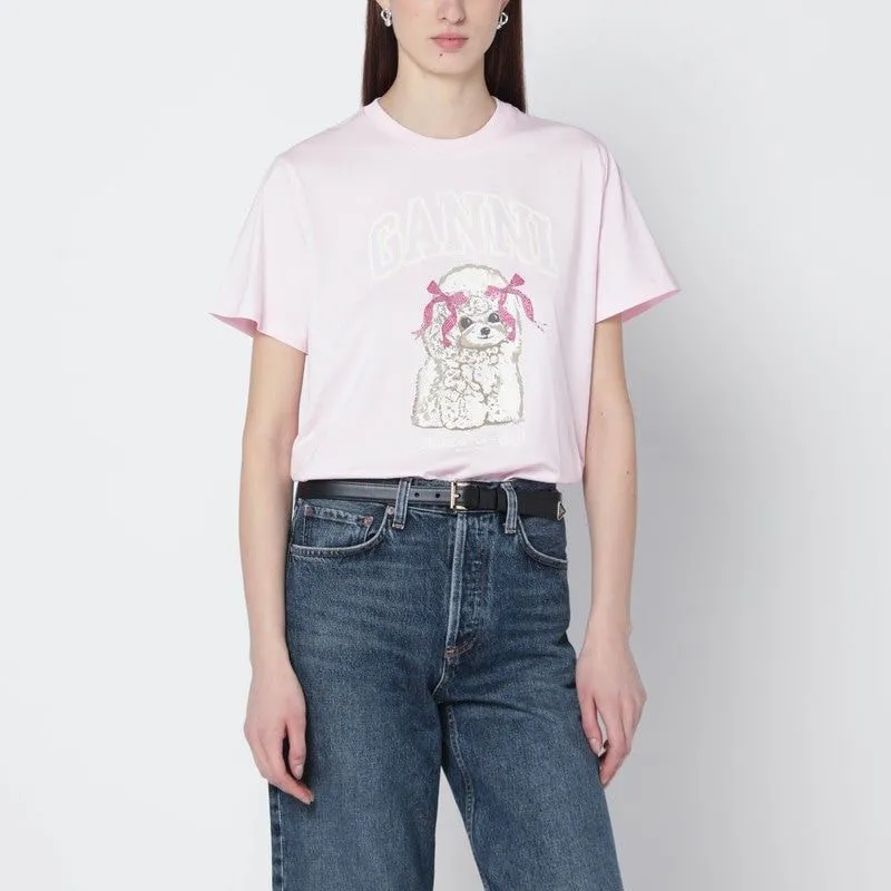 LIGHT PINK TSHIRT WITH LOGO PRINT sold by Lord & Taylor