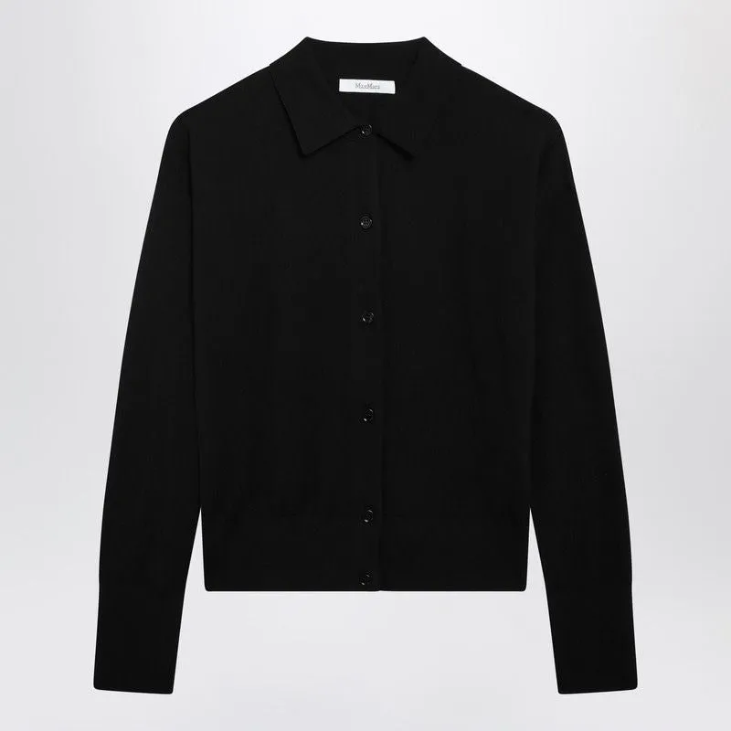 BLACK WOOLBLEND CARDIGAN sold by Lord & Taylor