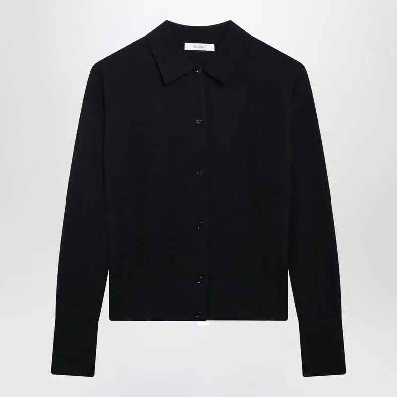 NAVY WOOLBLEND CARDIGAN sold by Lord & Taylor