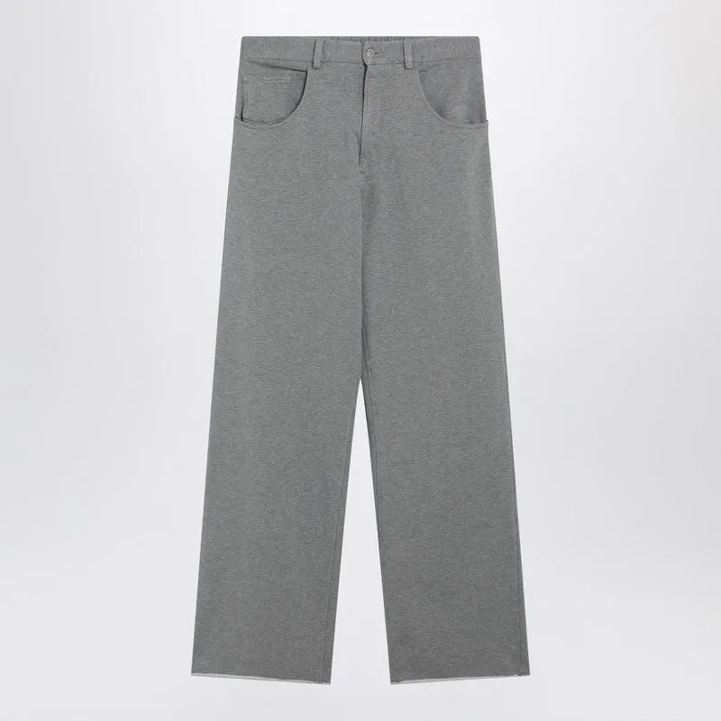 GREY MéLANGE COTTON TROUSERS sold by Lord & Taylor