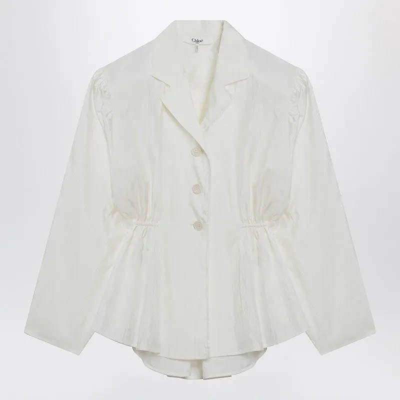 IVORY SILKBLEND BLOUSE sold by Lord & Taylor