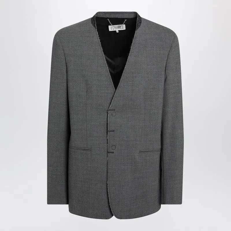 GREY MéLANGE WOOLBLEND JACKET sold by Lord & Taylor