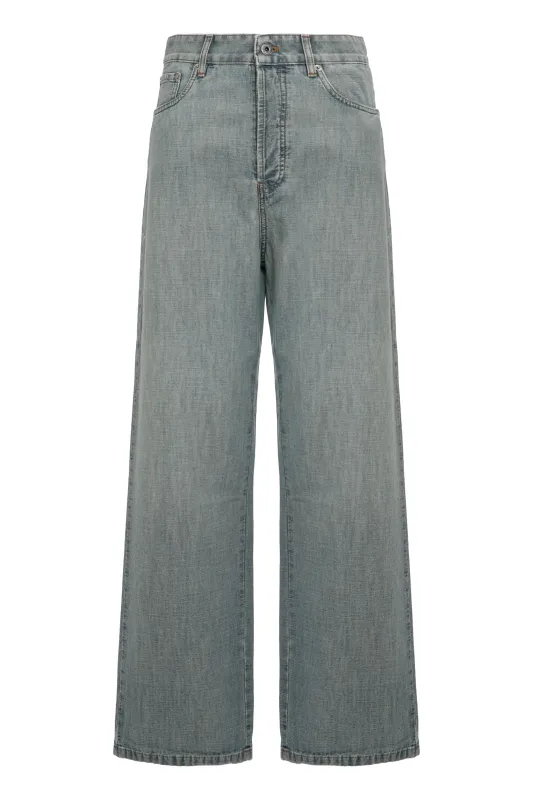 WIDE-LEG JEANS WITH 5 POCKETS sold by Lord & Taylor