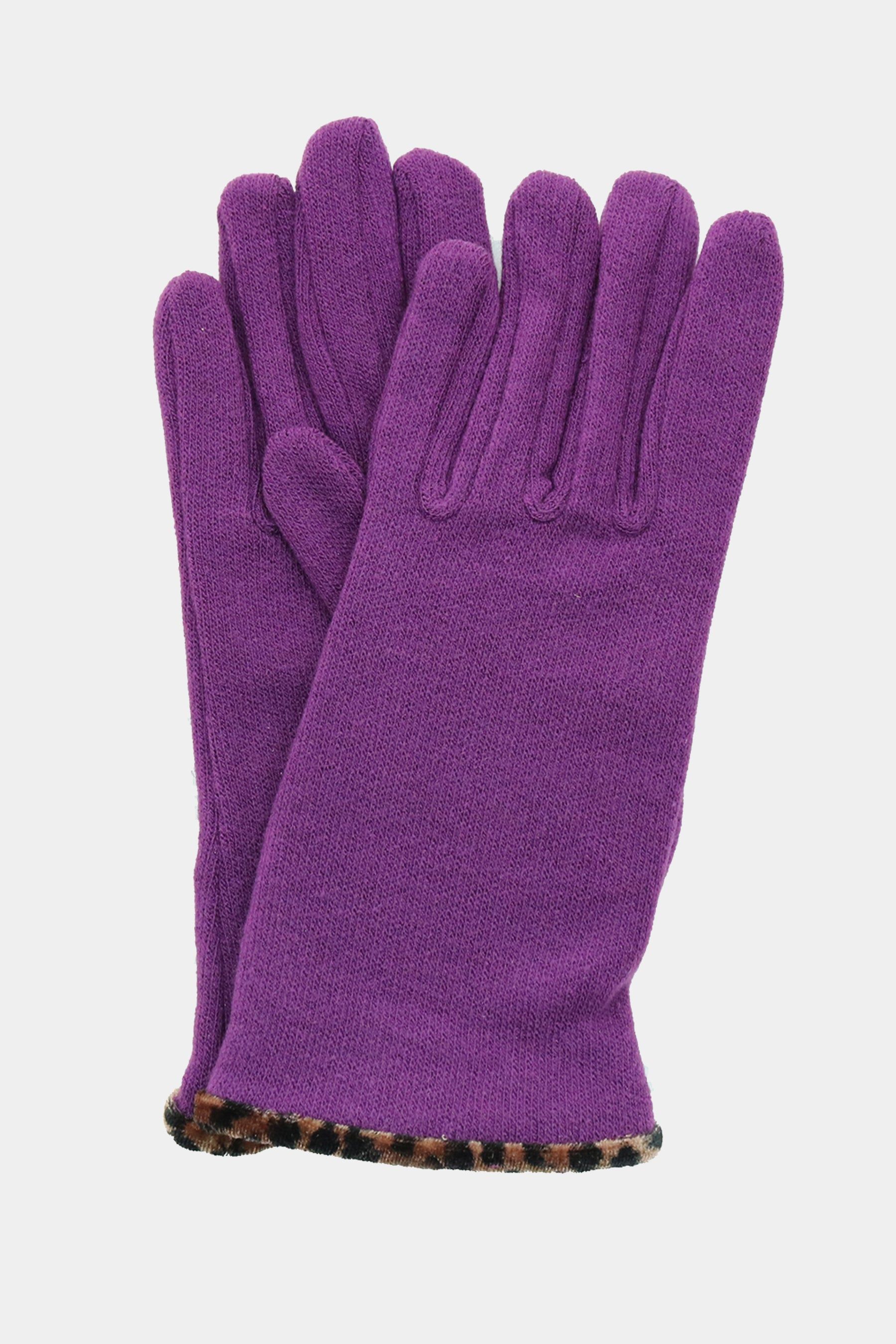 Leopard Print Piping Glove sold by Lord & Taylor product image thumbnail 4