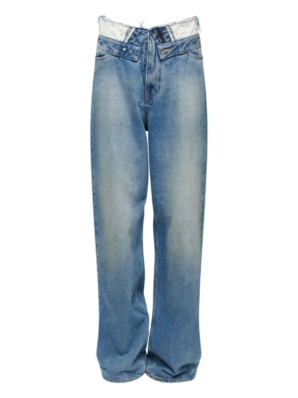 LIGHT BLUE 5-POCKET COTTON JEANS sold by Lord & Taylor
