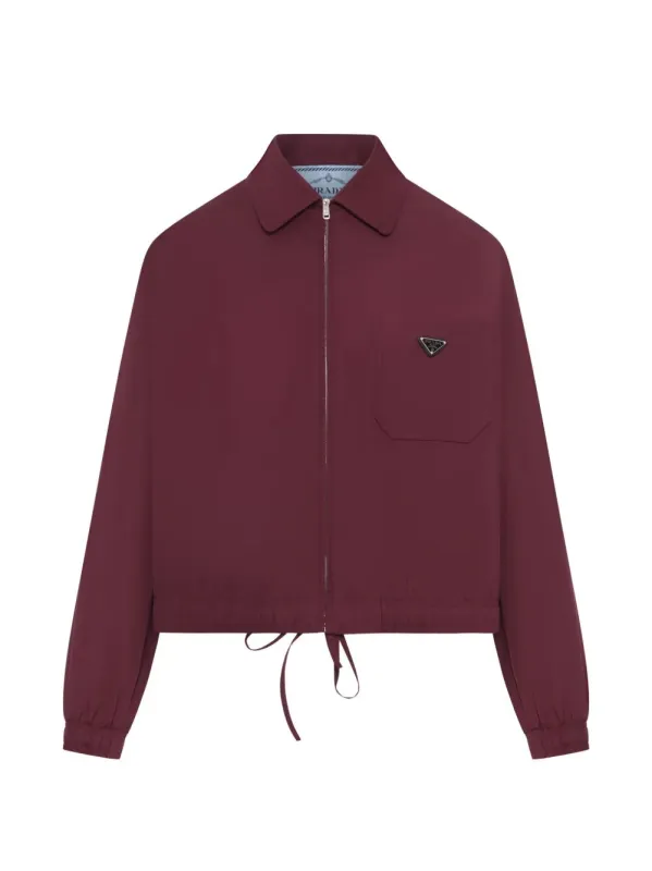 COTTON BLEND ZIPPED JACKET made by Prada