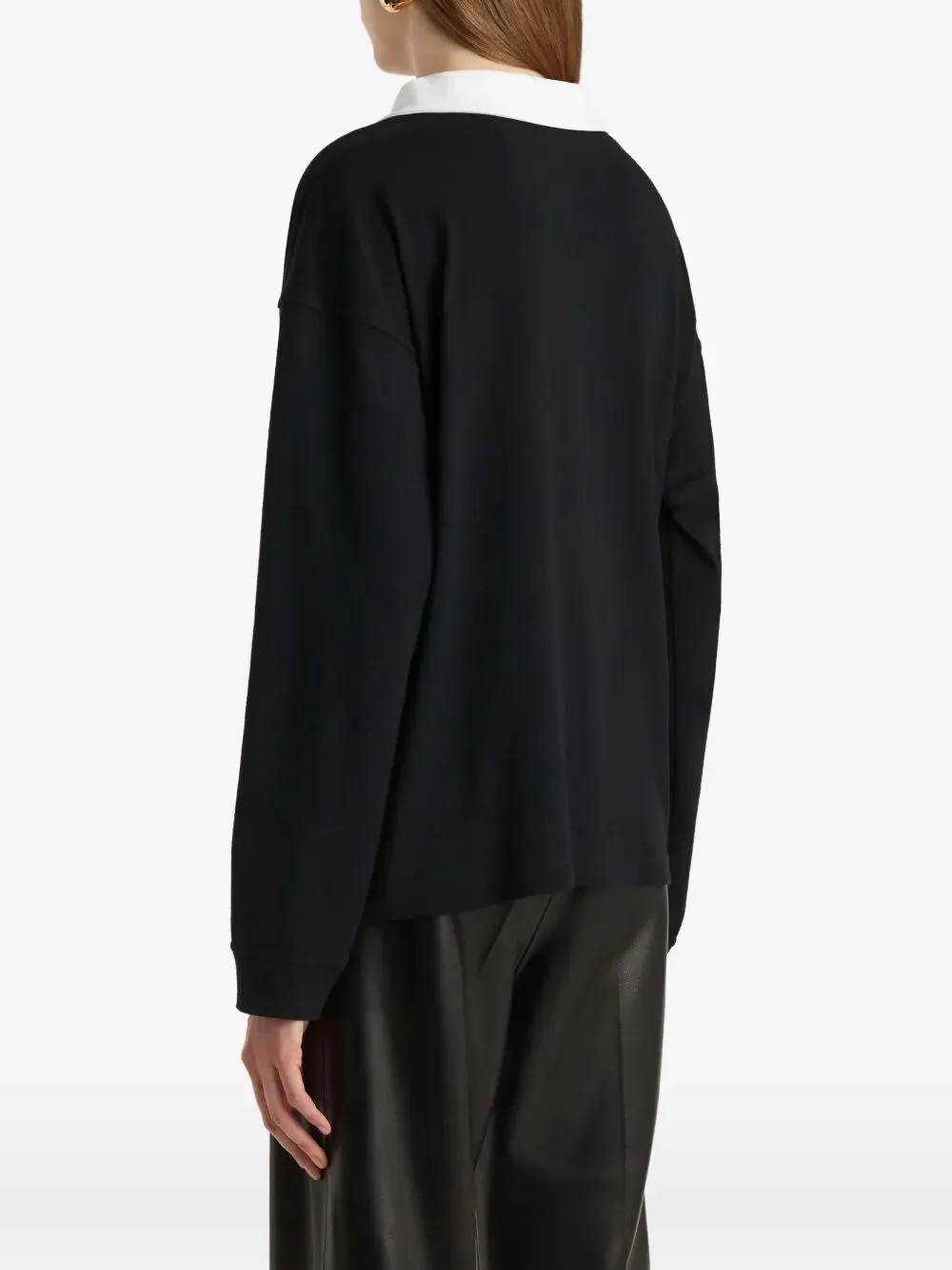 FAITHFUL SILK POLO WITH CONTRAST COLLAR sold by Lord & Taylor product image thumbnail 5