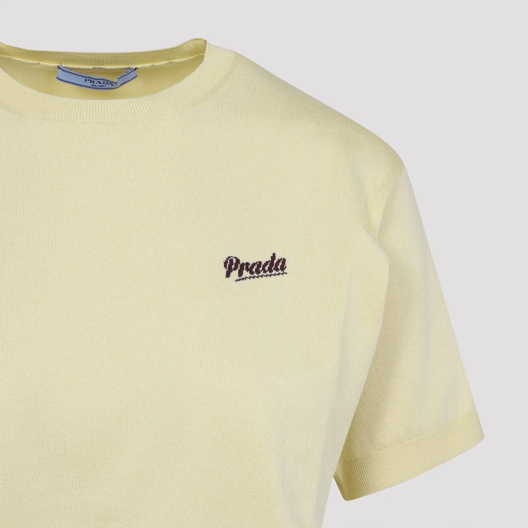 YELLOW RECYCLED SILK T-SHIRT sold by Lord & Taylor product image thumbnail 4