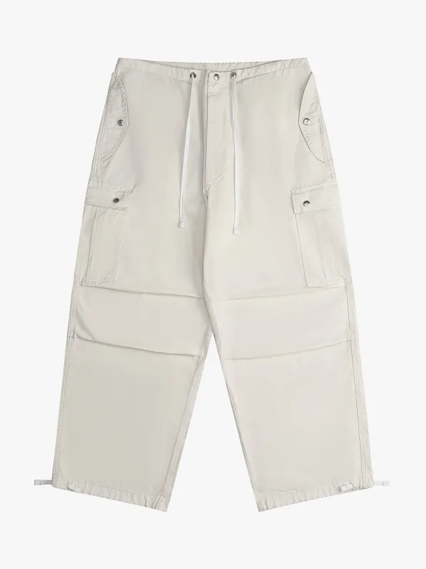 RHUDE WOMEN'S WASHED PARACHUTE PANTS OFF-WHITE NWT sold by Lord & Taylor