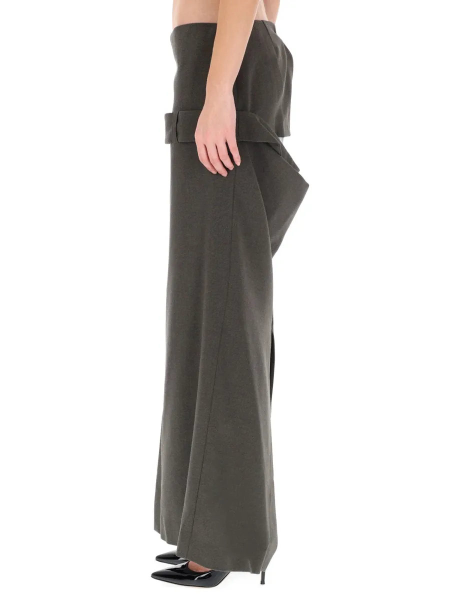 DECONSTRUCTED SKIRT WITH MARTINGALE DETAIL sold by Lord & Taylor product image thumbnail 3