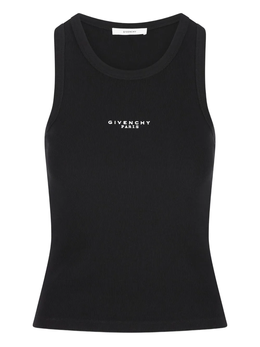 BLACK SLIMCUT TANK TOP WITH LOGO sold by Lord & Taylor
