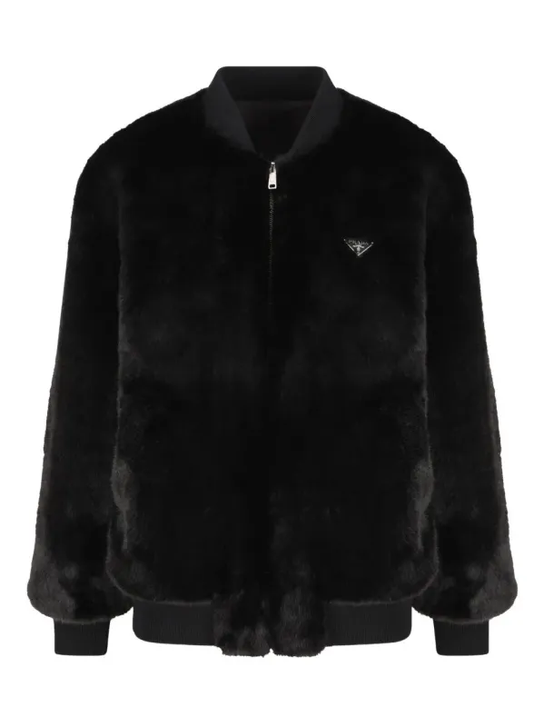BOMBER JACKET IN ECO-FUR made by Prada