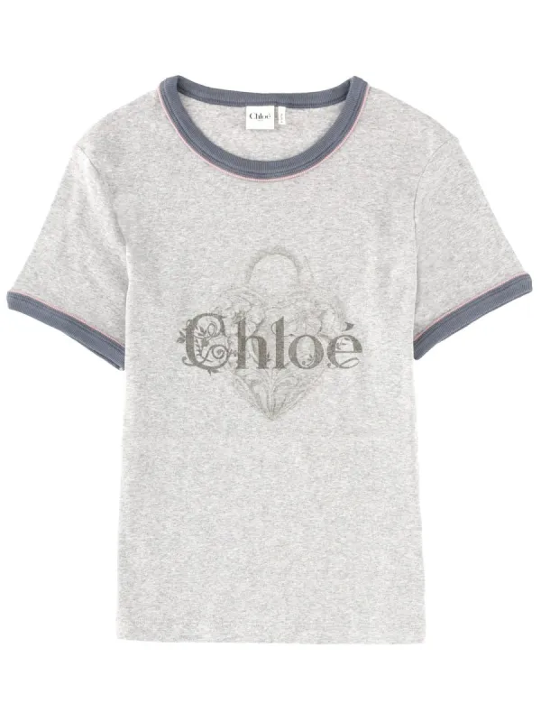 TSHIRT WITH LOGO made by Chloe
