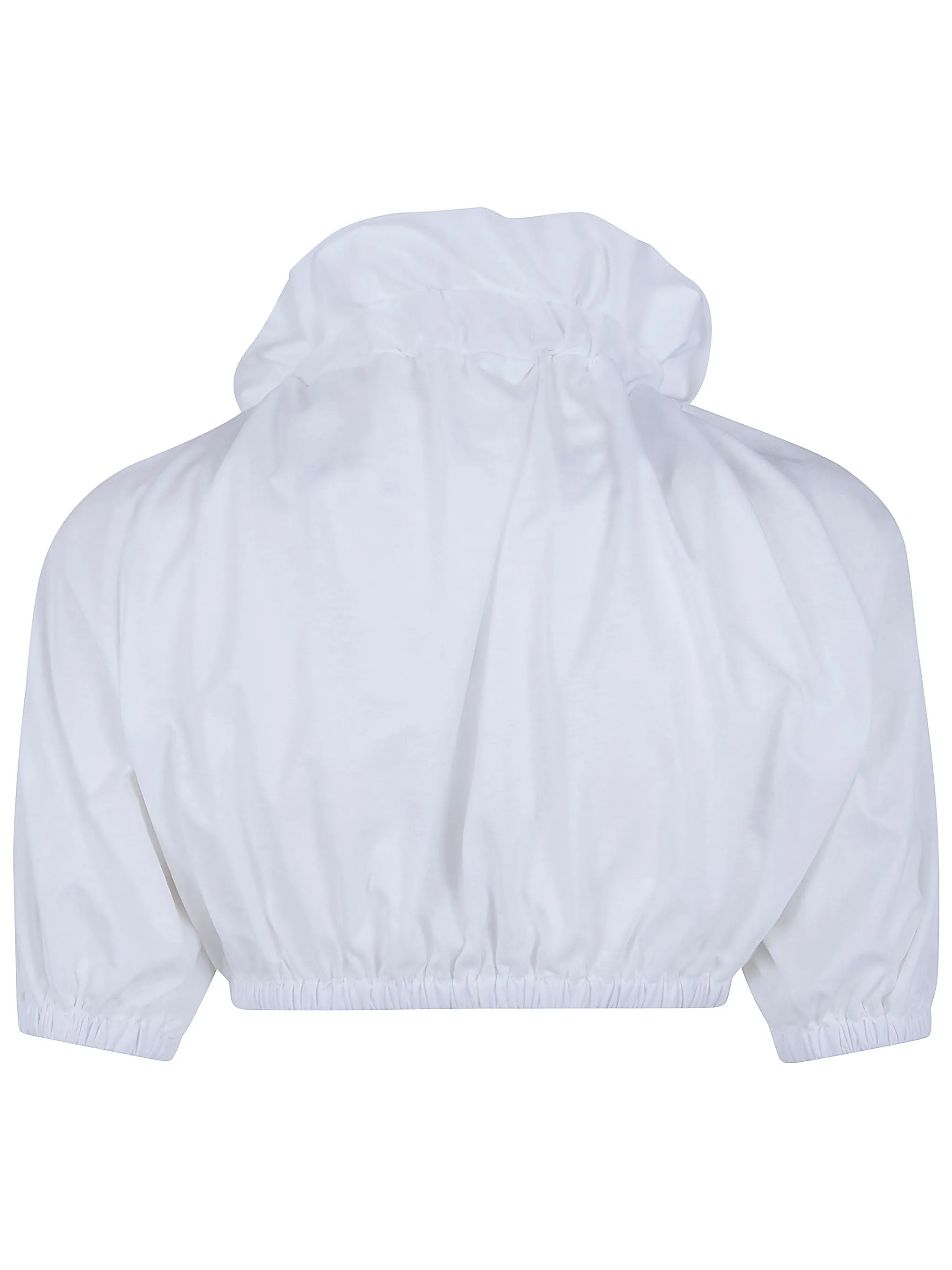 CROPPED VOLUME JERSEY TOP sold by Lord & Taylor product image thumbnail 2
