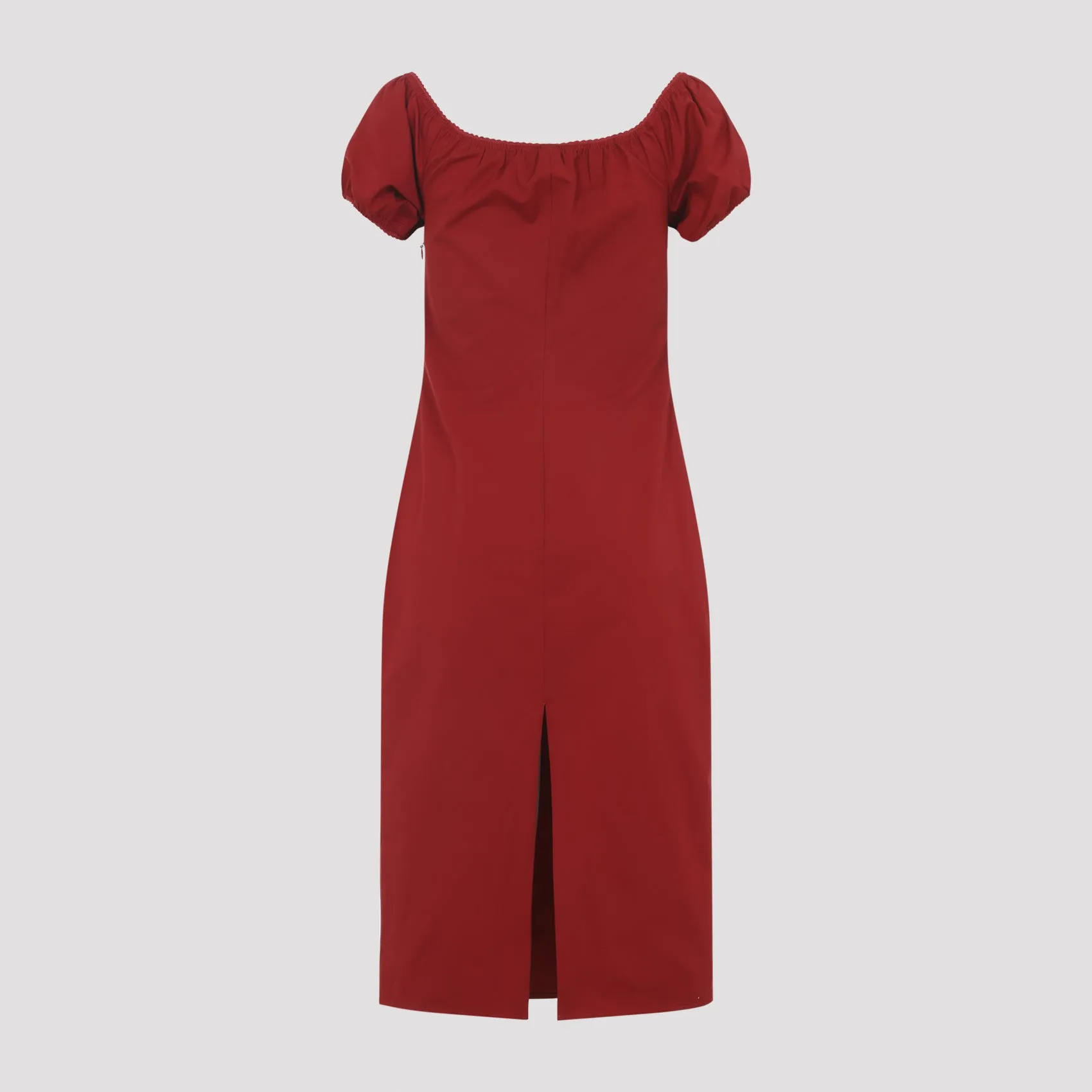 BOAT NECKLINE COTTON POPLIN MIDI DRESS sold by Lord & Taylor product image thumbnail 3