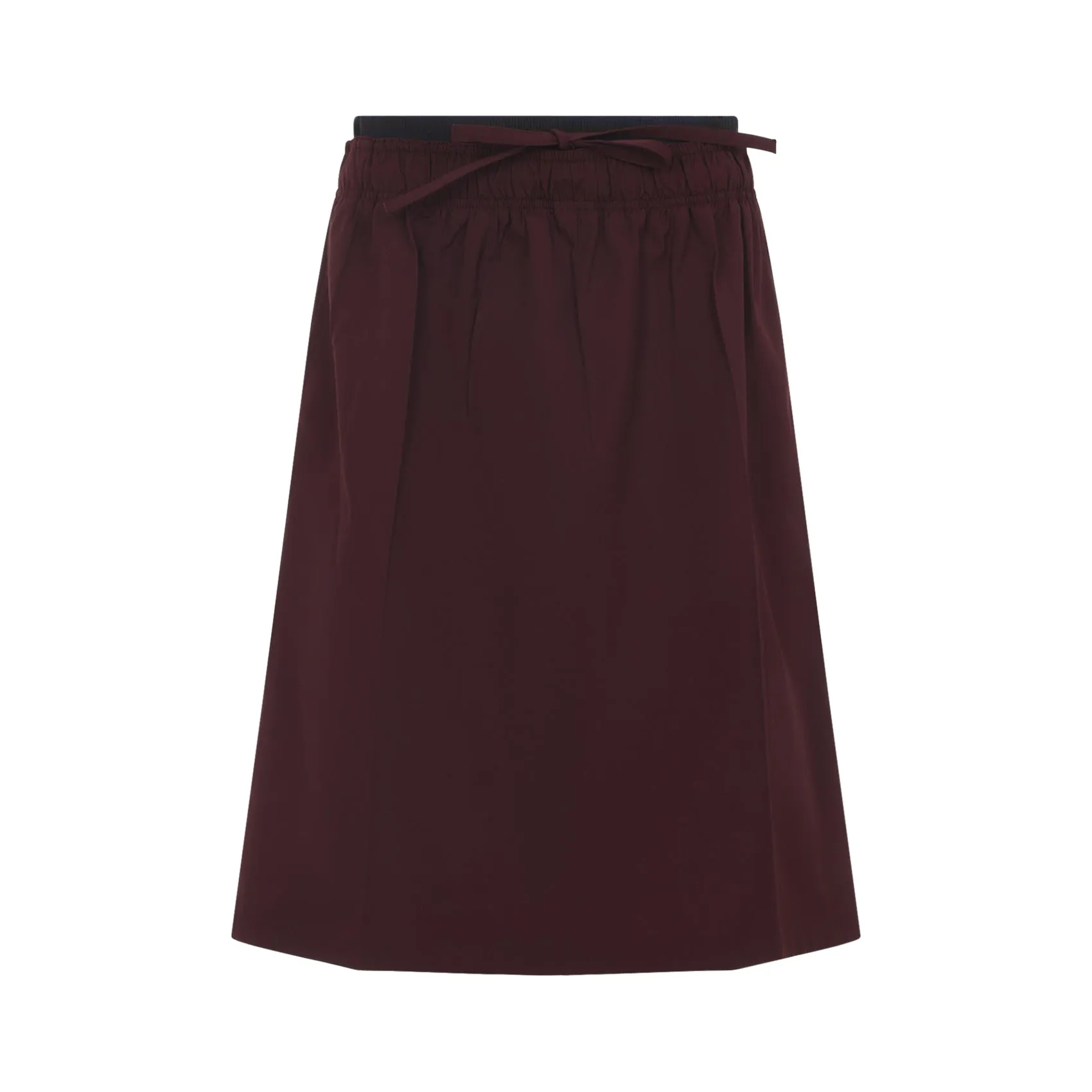 DRAWSTRING POPLIN MIDI SKIRT sold by Lord & Taylor