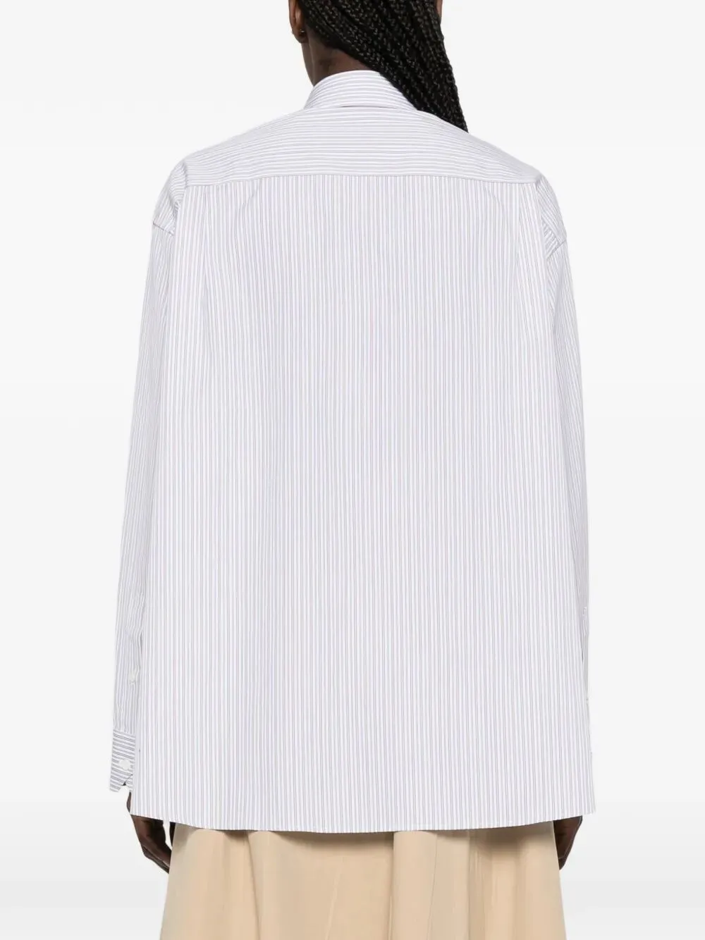DOUBLE-STRIPE COTTON POPLIN SHIRT sold by Lord & Taylor product image thumbnail 3