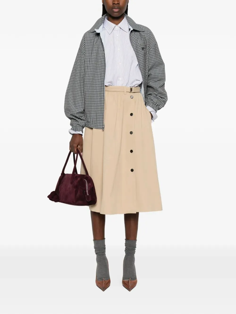 DOUBLE-STRIPE COTTON POPLIN SHIRT sold by Lord & Taylor product image thumbnail 5