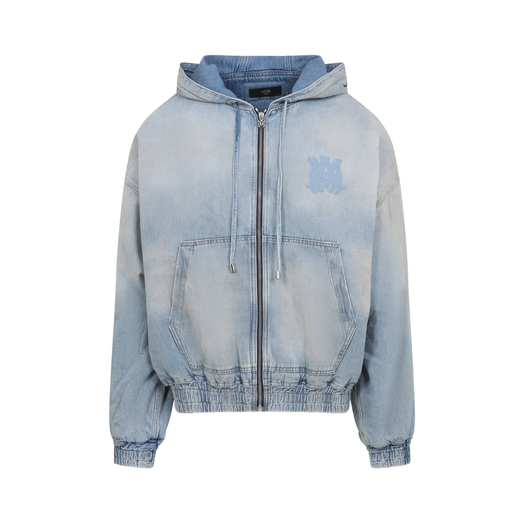 MA DENIM ZIP HOODIE sold by Lord & Taylor