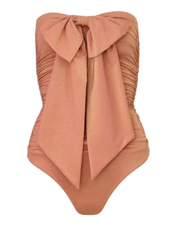 ONE PIECE SWIMSUIT WITH BOW COCO sold by Lord & Taylor