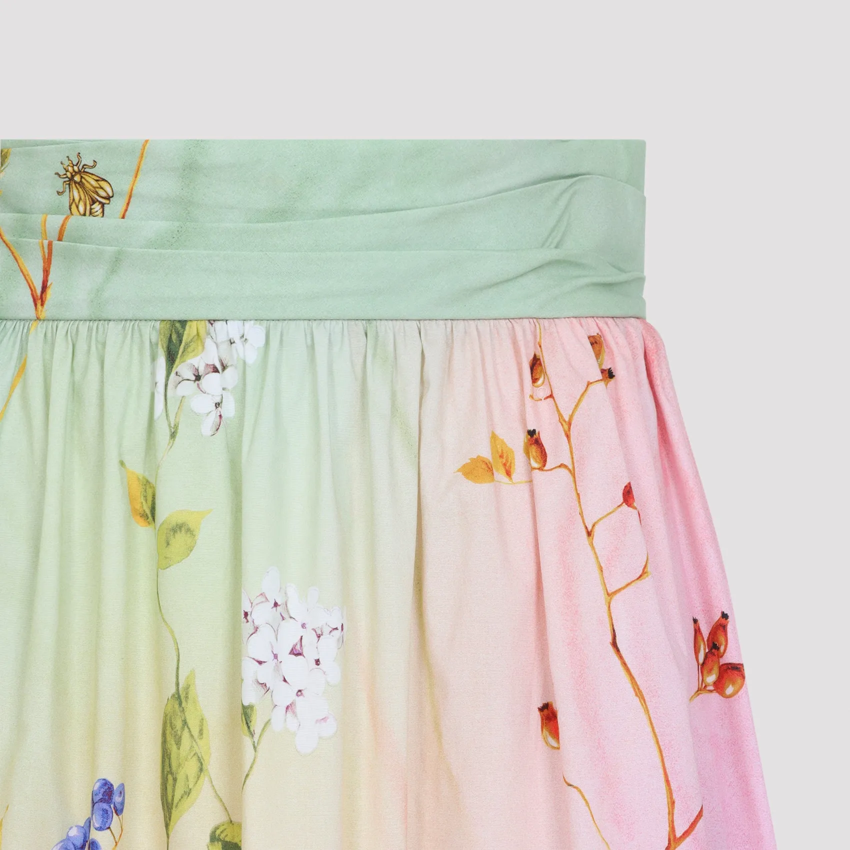 MULTICOLOR MIAMI FLOWERS COTTON MIDI SKIRT sold by Lord & Taylor product image thumbnail 4