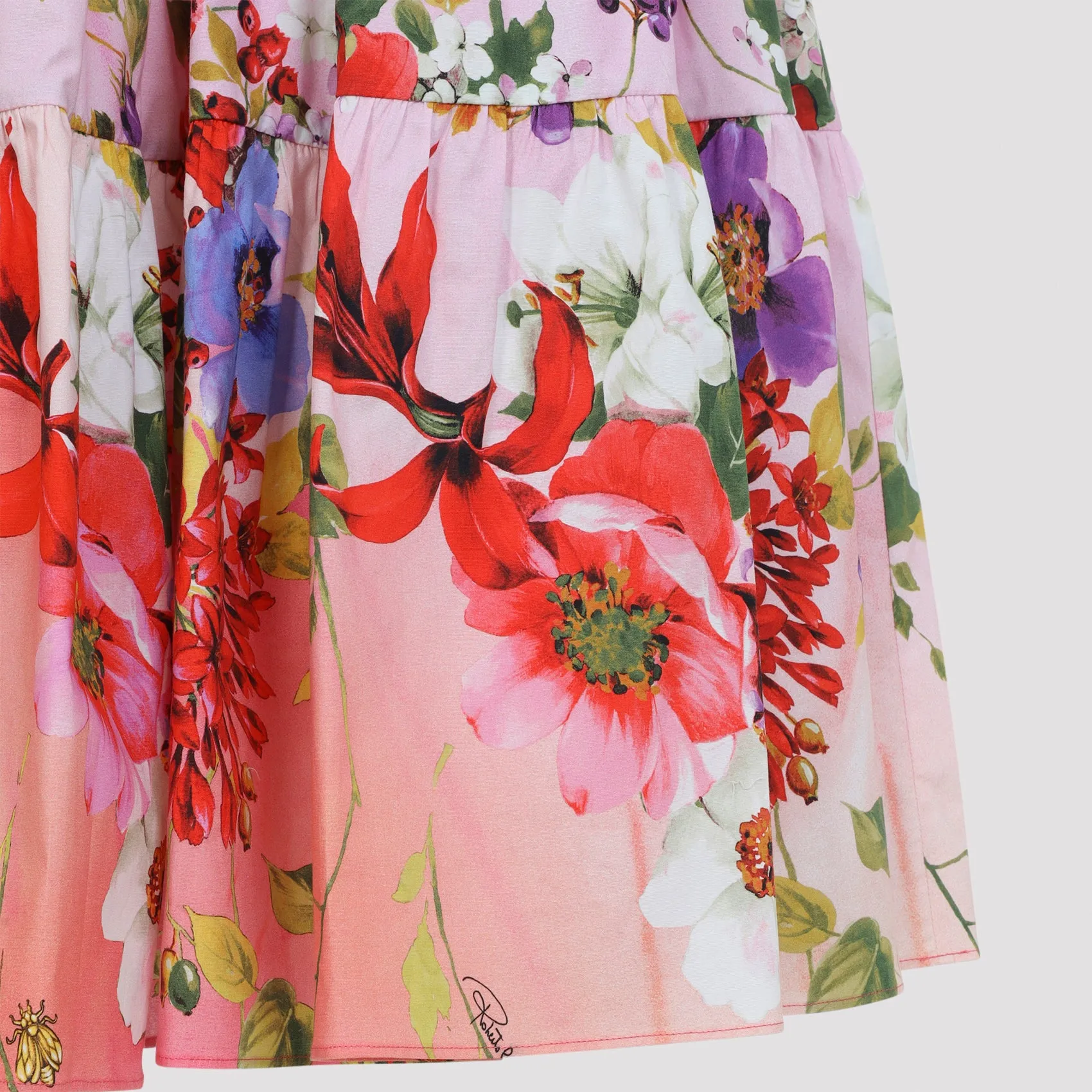 MULTICOLOR MIAMI FLOWERS COTTON MIDI SKIRT sold by Lord & Taylor product image thumbnail 5