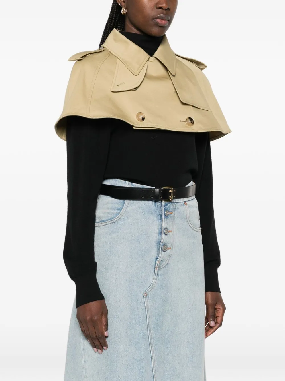 COTTON TRENCH CAPE sold by Lord & Taylor product image thumbnail 2