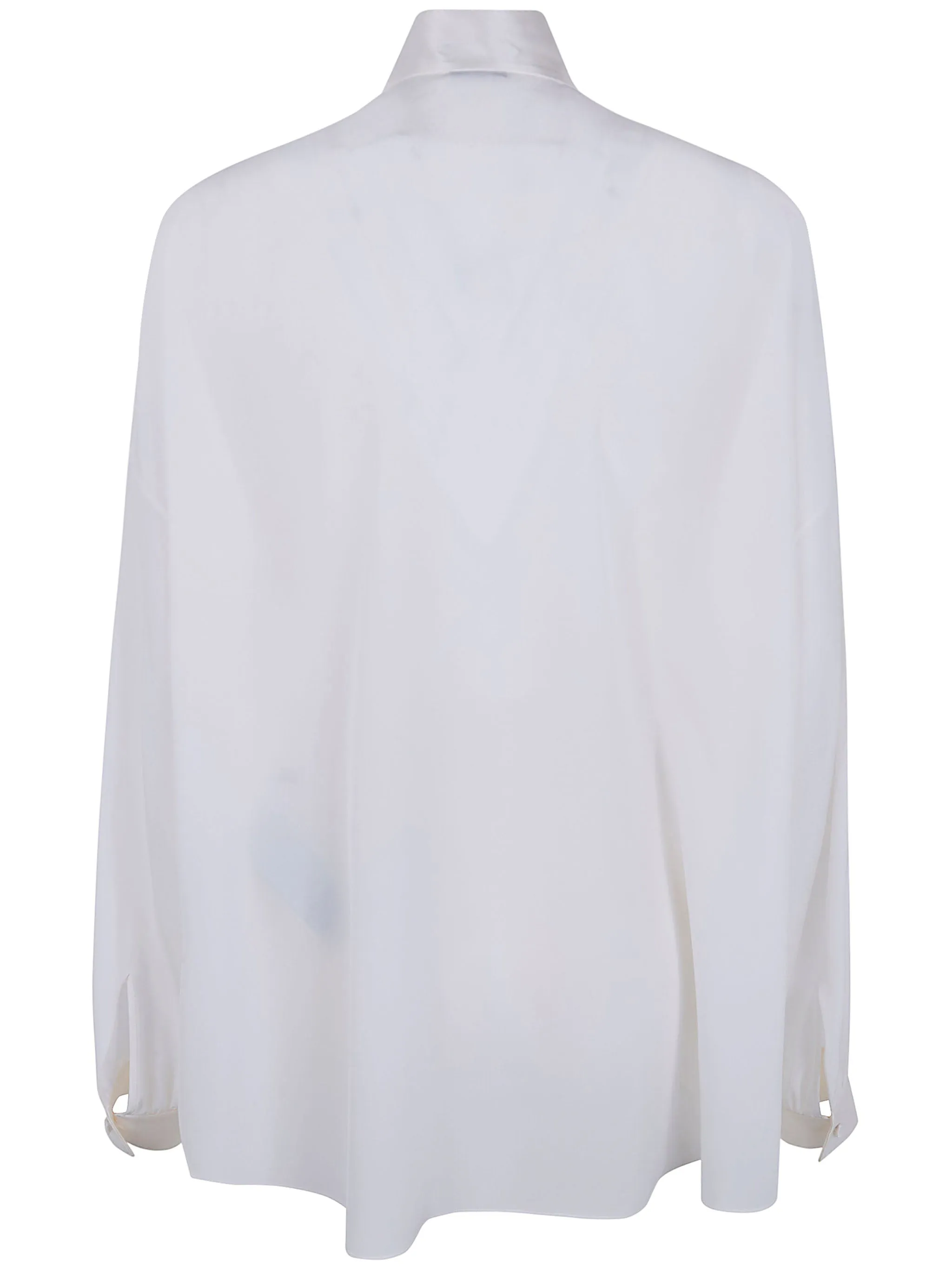 SILK CREPE DE CHINE LAVALLIERE TUNIC TOP sold by Lord & Taylor product image thumbnail 2