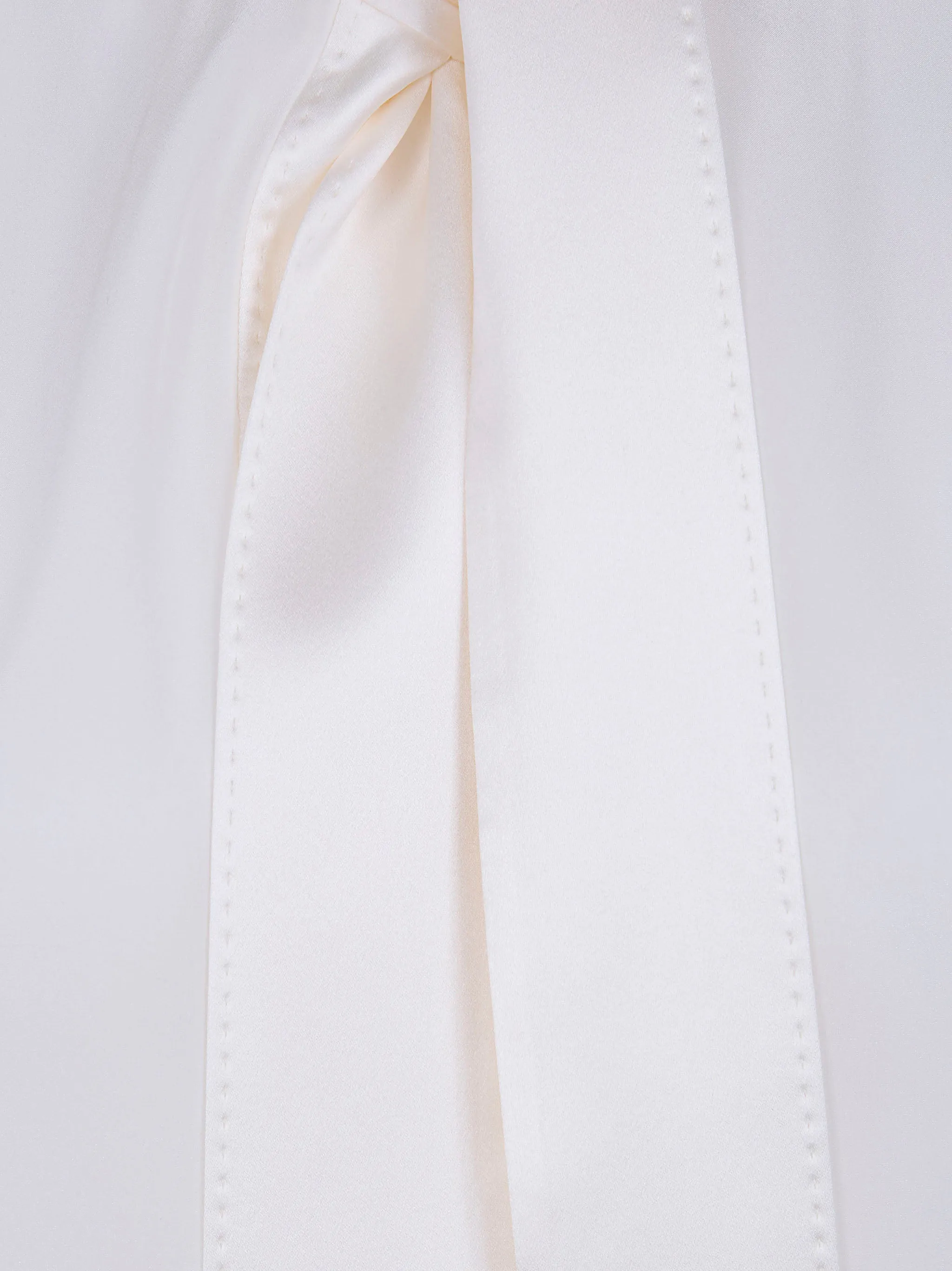 SILK CREPE DE CHINE LAVALLIERE TUNIC TOP sold by Lord & Taylor product image thumbnail 3