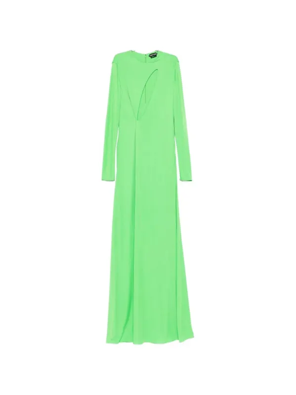 CREPE JERSEY LONG SLEEVE EVENING DRESS made by Tom Ford