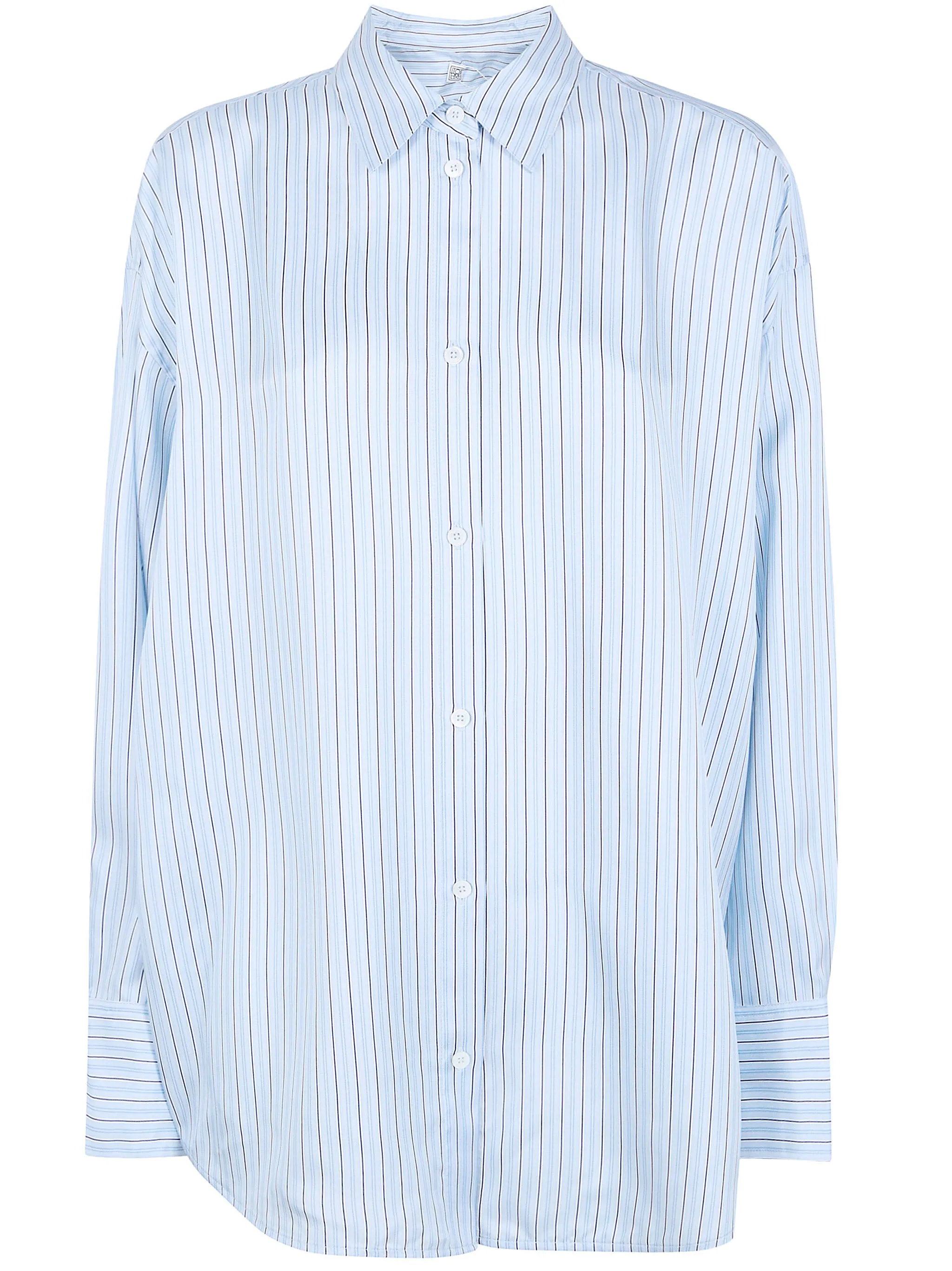 "OVERSIZED STRIPED" SHIRT sold by Lord & Taylor product image thumbnail 3