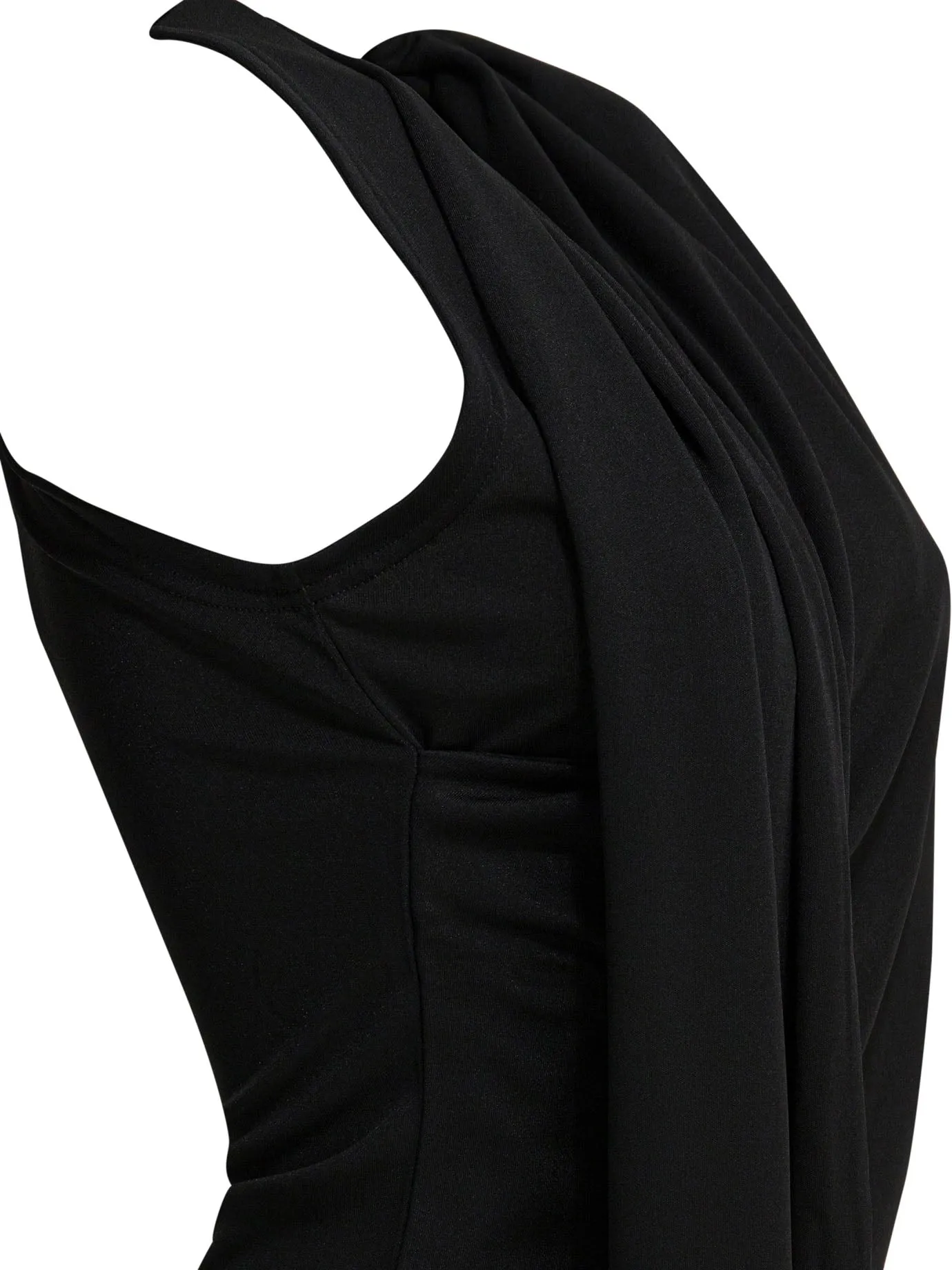 BLACK VISCOSE BLEND TOP sold by Lord & Taylor product image thumbnail 4