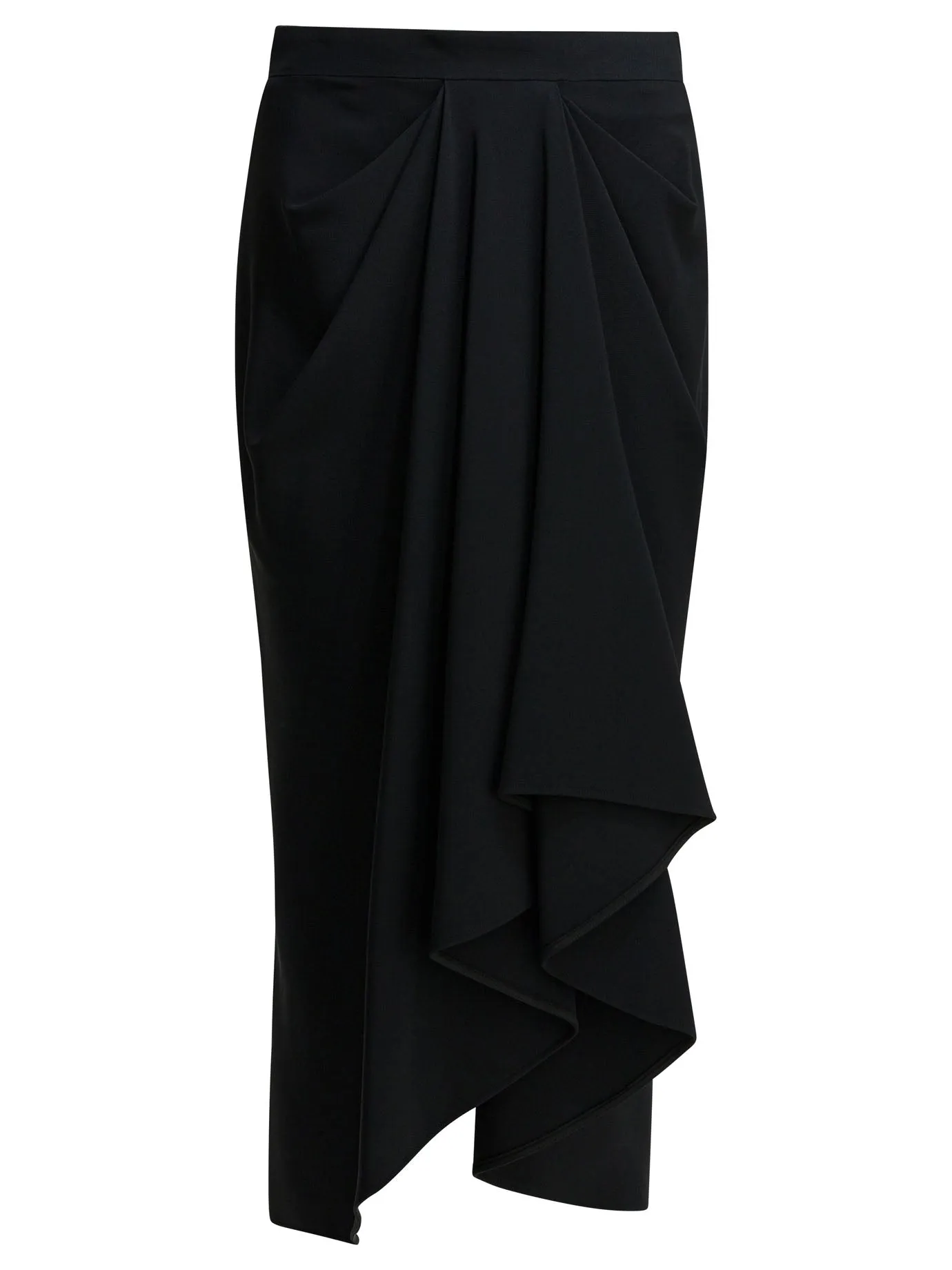 DRAPED CREPE CADY MIDI SKIRT sold by Lord & Taylor