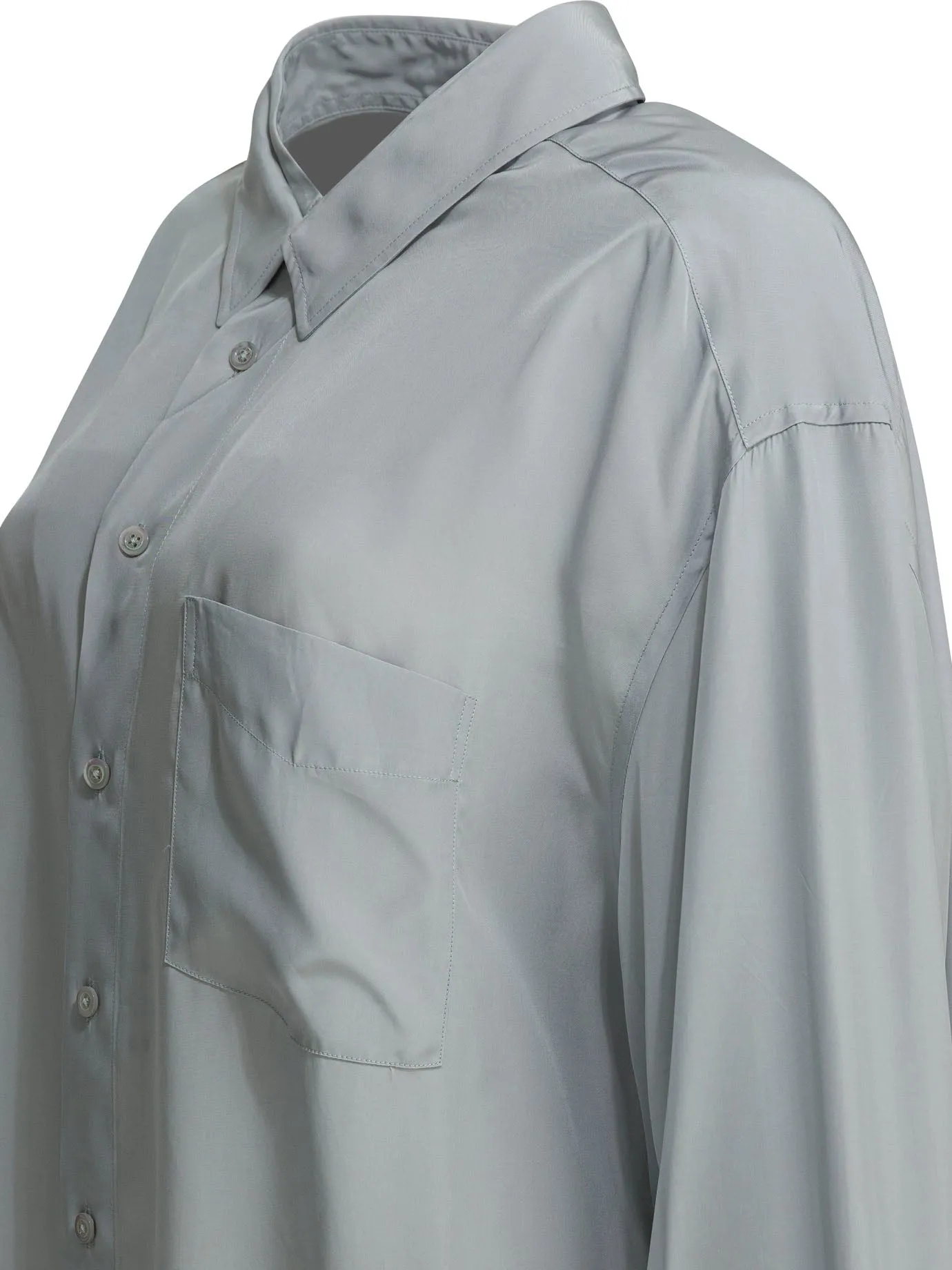 GREY VISCOSE SHIRT sold by Lord & Taylor product image thumbnail 4