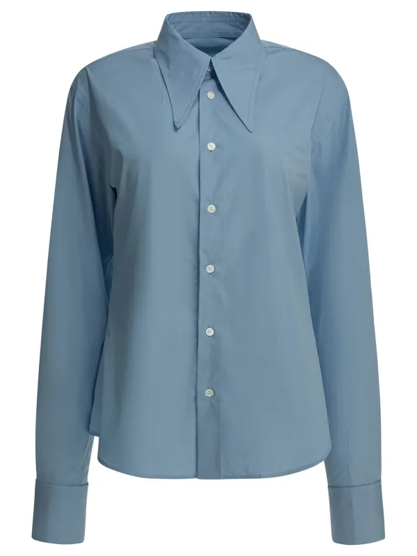 LIGHT BLUE COTTON SHIRT made by Ami