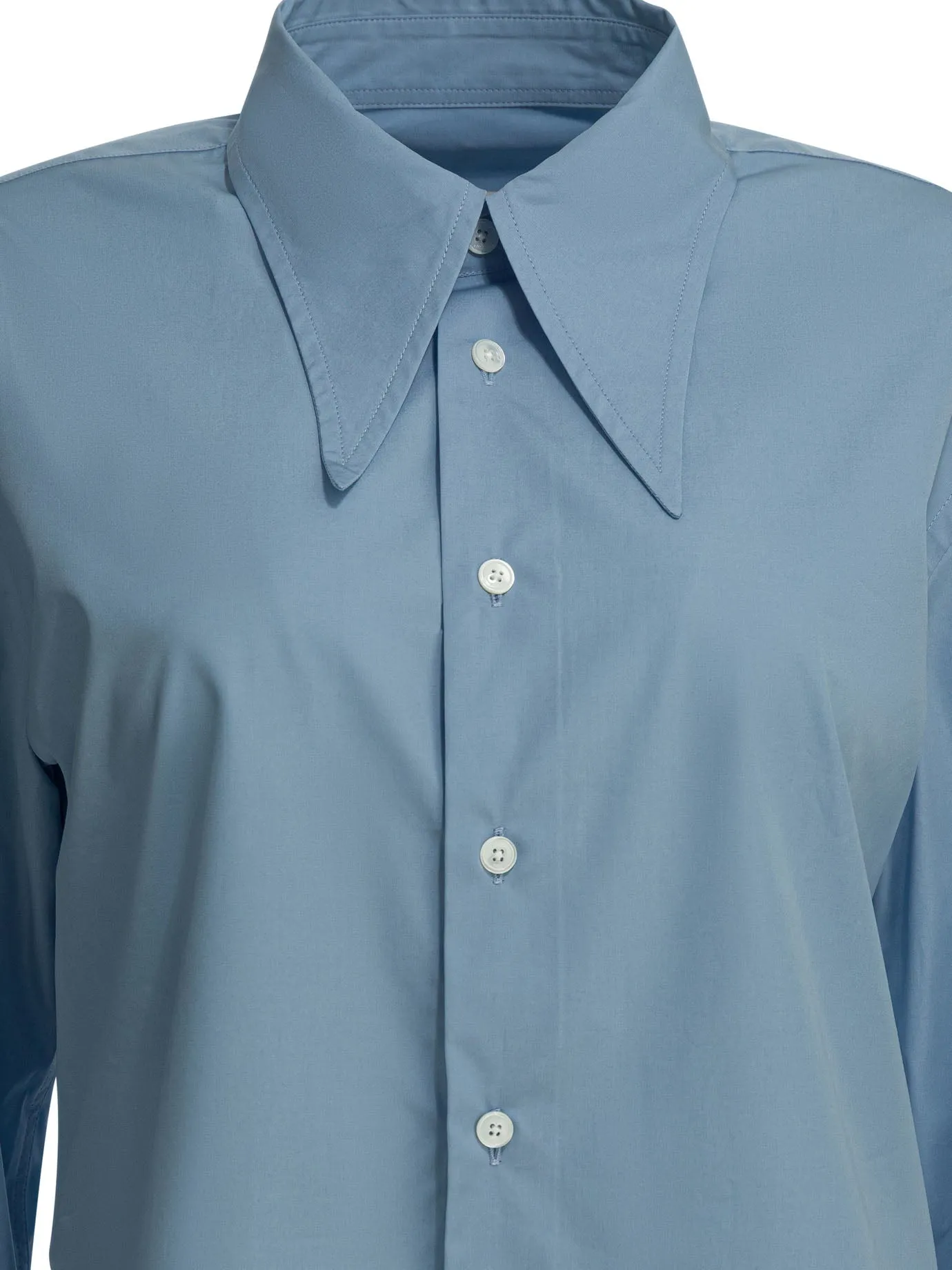 LIGHT BLUE COTTON SHIRT sold by Lord & Taylor product image thumbnail 3