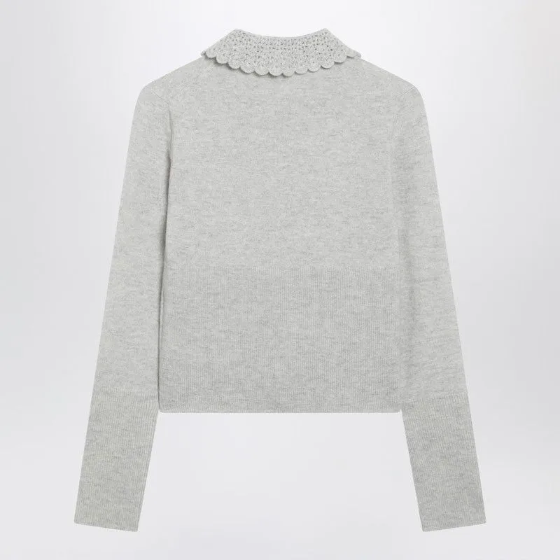 GREY WOOL CARDIGAN sold by Lord & Taylor product image thumbnail 2