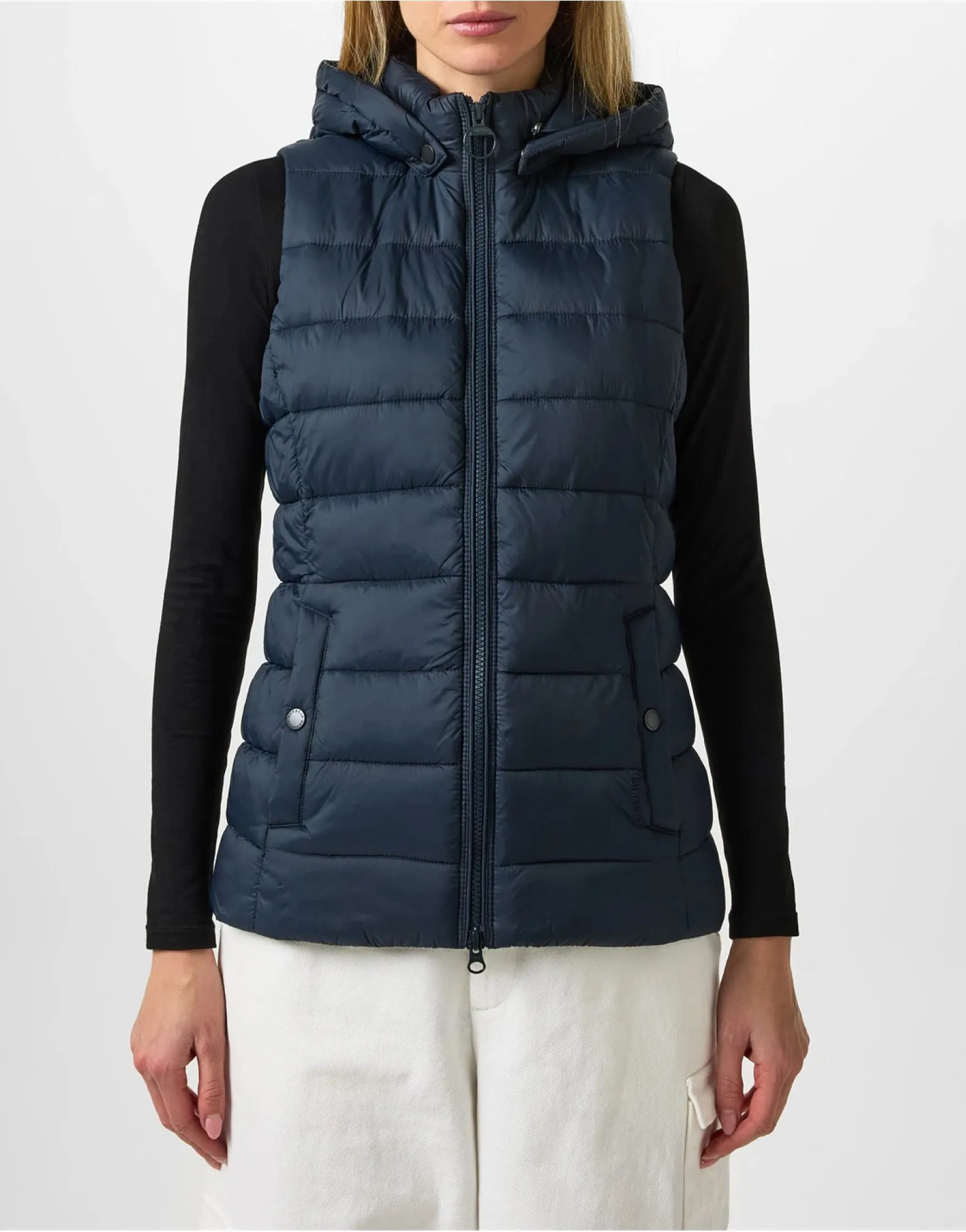 SHAW QUILTED HOODED GILET VEST sold by Lord & Taylor product image thumbnail 3