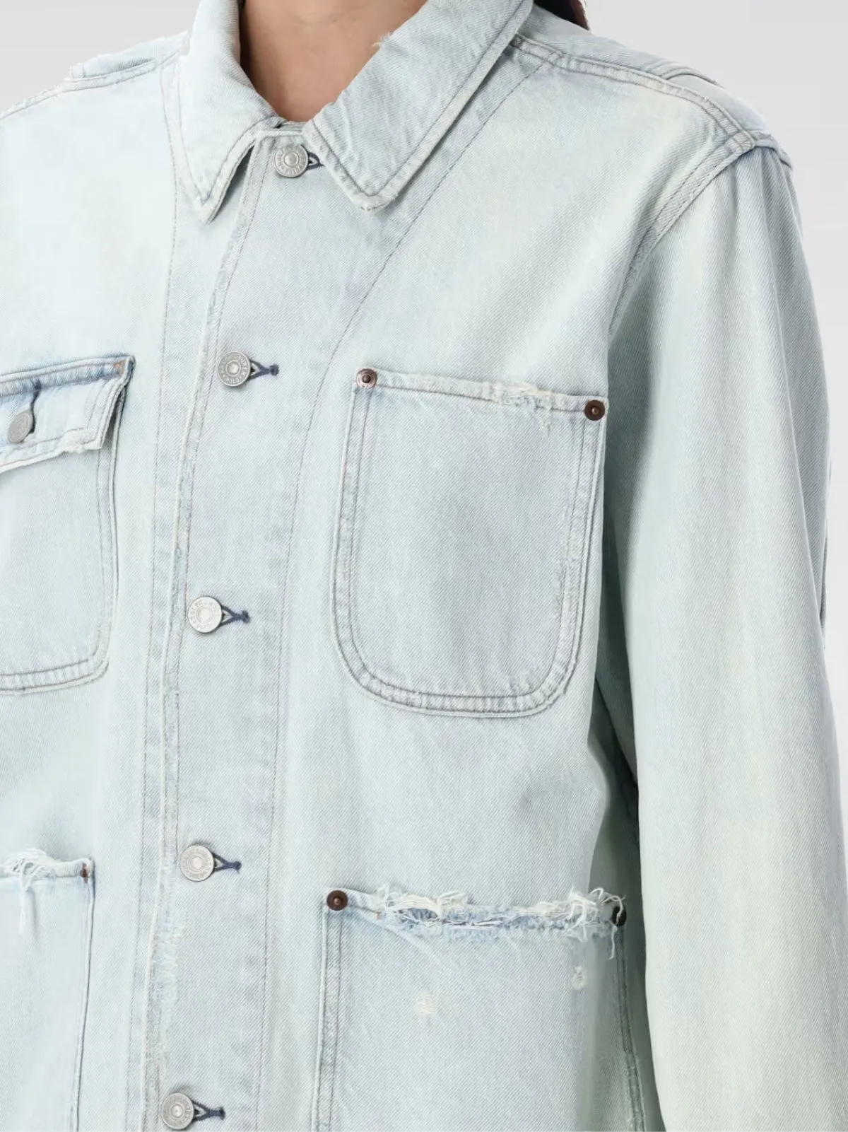 MOTTA WASH WORKWEAR DENIM JACKET sold by Lord & Taylor product image thumbnail 4